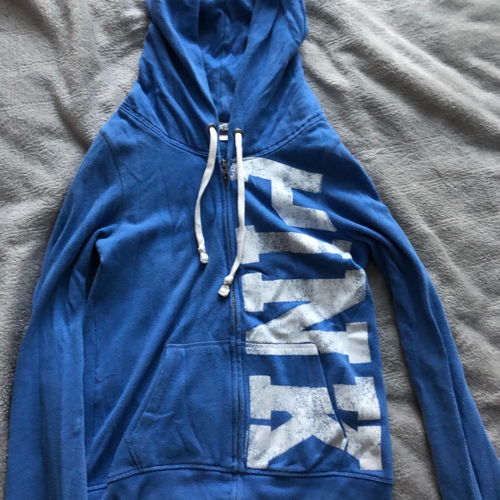 PINK zip up hoodie